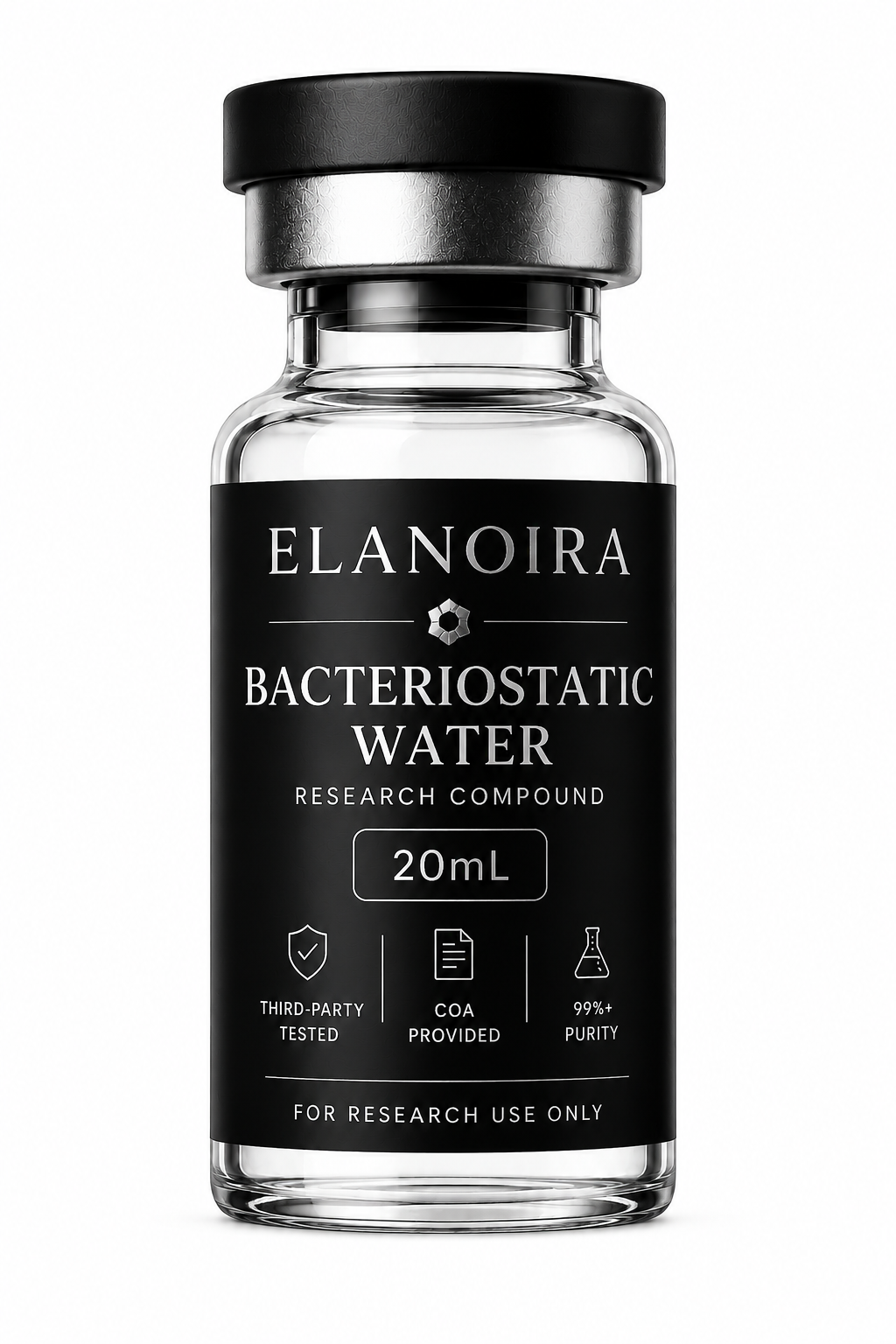 Bacteriostatic Water 20mL - Sterile Mixing Solution